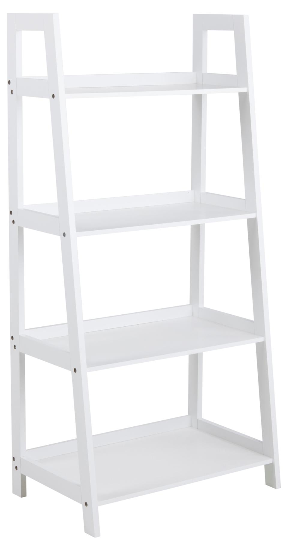Act Nordic Wally Bogreol Hylder Og Trappeform Hvid Mdf