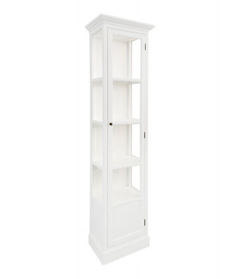 Agersø Vitrineskab 205x55x36 Cm Hvid