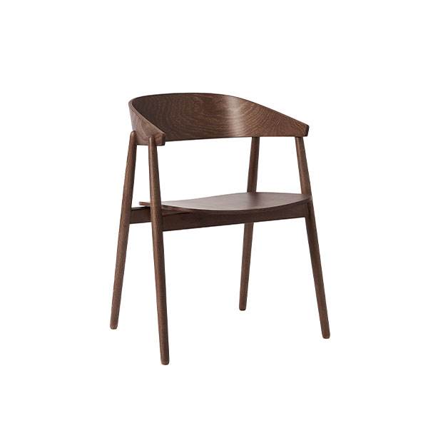 Andersen Furniture Ac2 Spisebordsstol   Bøg Røget Mat Lak   Finérsæde  : Erling Christensen Møbler