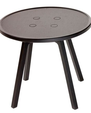 Andersen Furniture C2 Sofabord Massiv Sort Eg ø50 Cm   : Erling Christensen Møbler