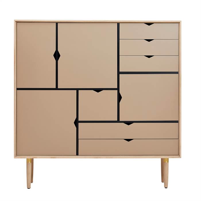Andersen Furniture S3 Opbevaring Kashmir Sortlakeret Eg