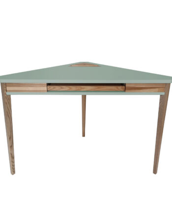 Ashme Hjørneskrivebord 114x85cm Salviegrøn