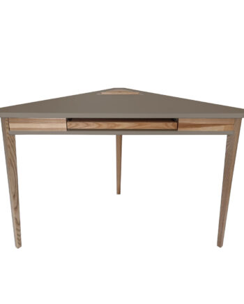 Ashme Hjørneskrivebord 114x85x85cm Brun
