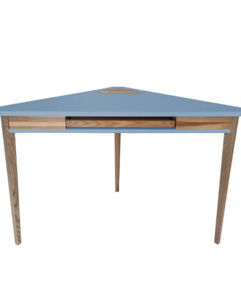 Ashme Hjørneskrivebord 114x85x85cm Gentle Blue