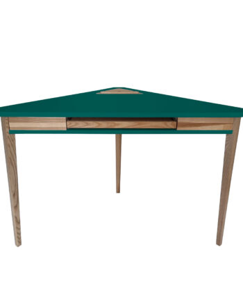 Ashme Hjørneskrivebord 114x85x85cm Grøn