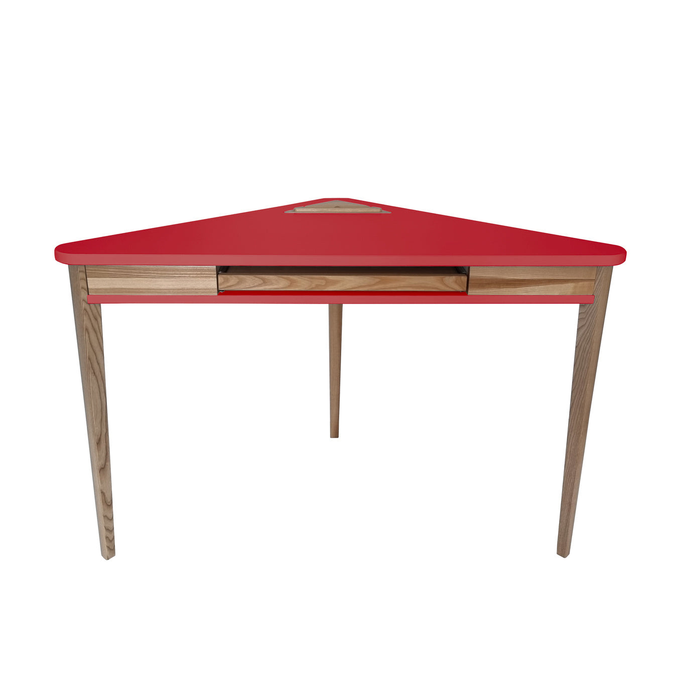 Ashme Hjørneskrivebord 114x85x85cm Rød