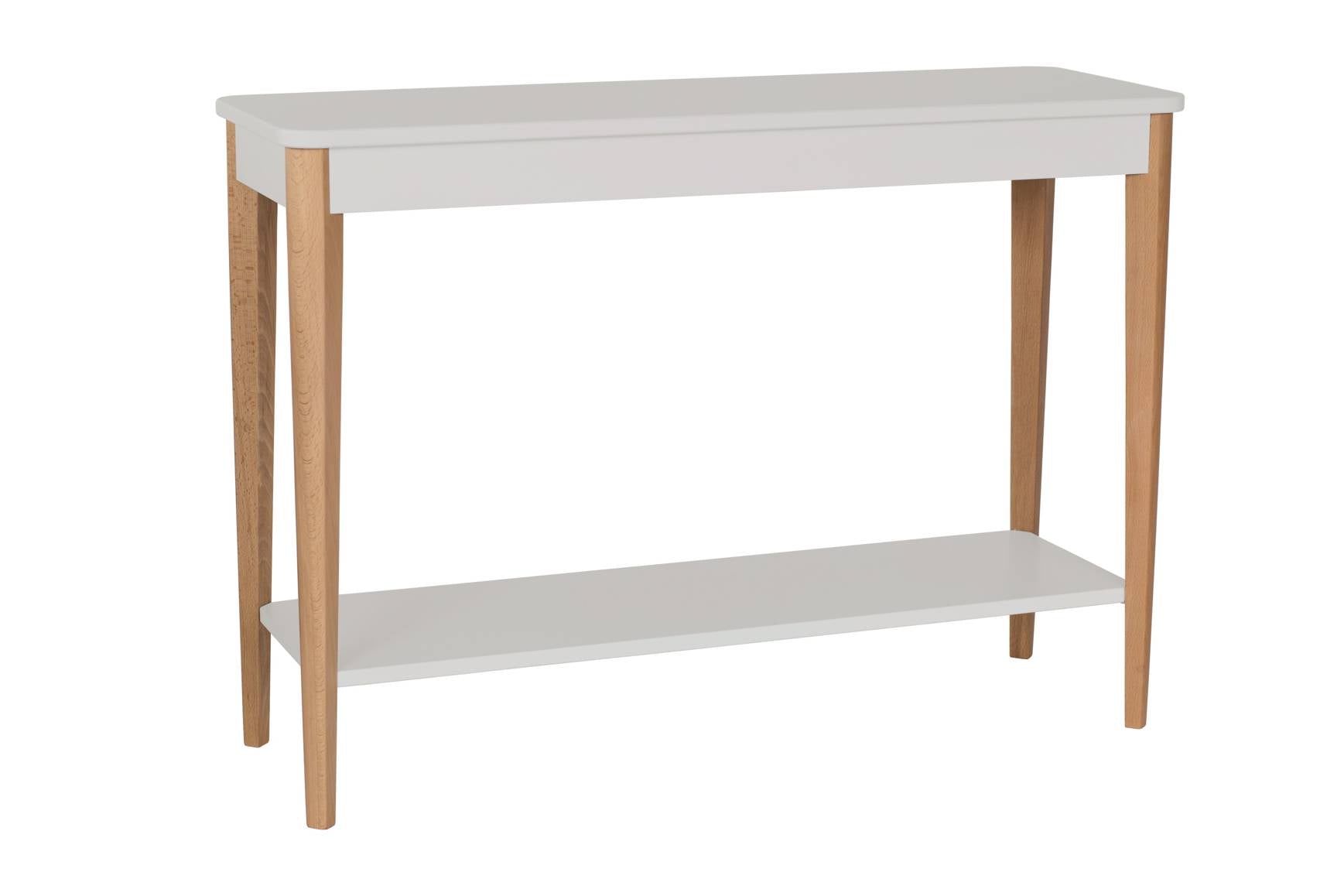 Ashme Konsolbord 105x35cm Asketræ Lysegrå