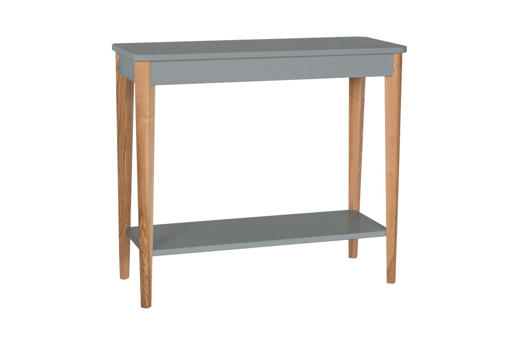 Ashme Konsolbord 85x35cm Asketræ Mørkegrå