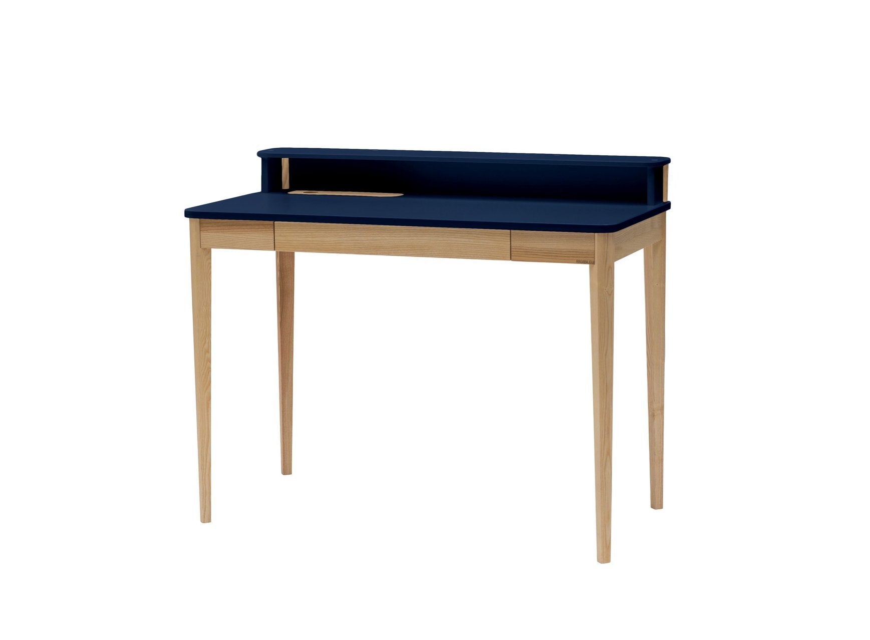 Ashme Skrivebord   110     56     75 Cm Asketræ Marineblå