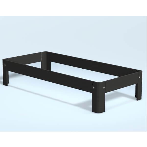 Auping Auronde Midnight Black Oak 80x210 Cm  Høj Model  : Erling Christensen Møbler