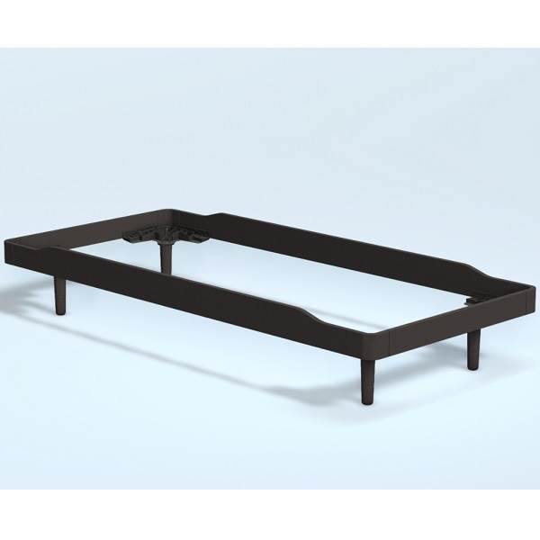 Auping Noa Sengeramme 80x210 Cm  Chocolate Brown Oak Lav Uden Hjul  : Erling Christensen Møbler