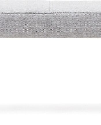 Bænk Til Entré Kave Home Compo Maitane Grå Stof Metal 45x130x44 Cm