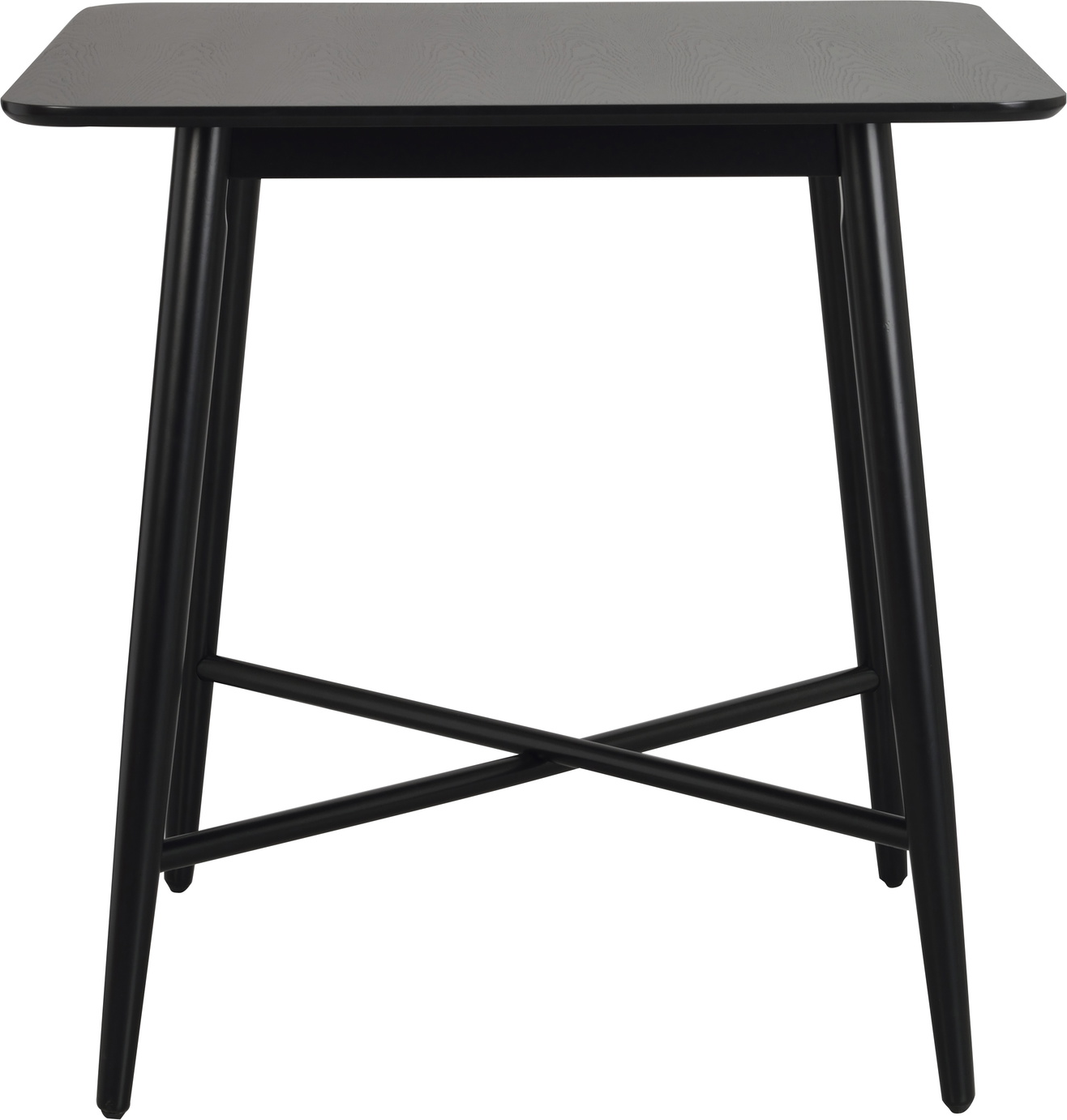 Barbord Rowico Lotta   Sort Træ 90ã 90 Cm Bordplade H91 Cm