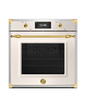 Bertazzoni Fher6117ctag3 Heritage Dampovn Med Pyrolyse 80 Liter  Elfenbenshvid Guld