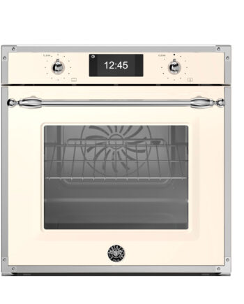 Bertazzoni Fher6117ctax3 Heritage Dampovn Med Pyrolyse 80 Liter  Elfenbenshvid Krom