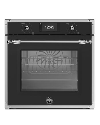 Bertazzoni Fher6117ctnx3 Heritage Dampovn Pyrolyse 80 Liter  Mattsort Krom