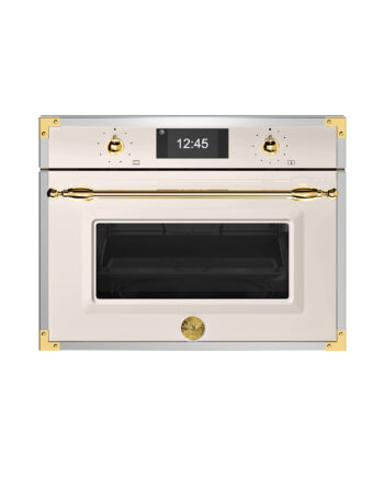 Bertazzoni Fher4077mtag3 Heritage Kombiovn Med Mikrobølgefunktion  Elfenbenshvid Guld