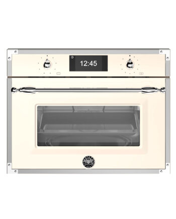 Bertazzoni Fher4077mtax3 Heritage Kombiovn Med Mikrobølgefunktion  Elfenbenshvid Krom