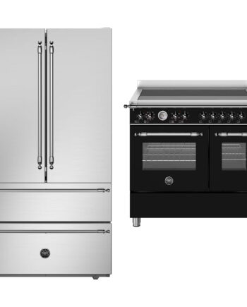 Bertazzoni Heritage Hvidevarepakke 90 Cm  Mat Sort  Rustfrit Stål