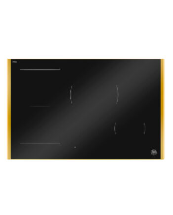 Bertazzoni P784i1m30gp Premium Induktionskogeplade 78 Cm Med Guldramme    Zoner