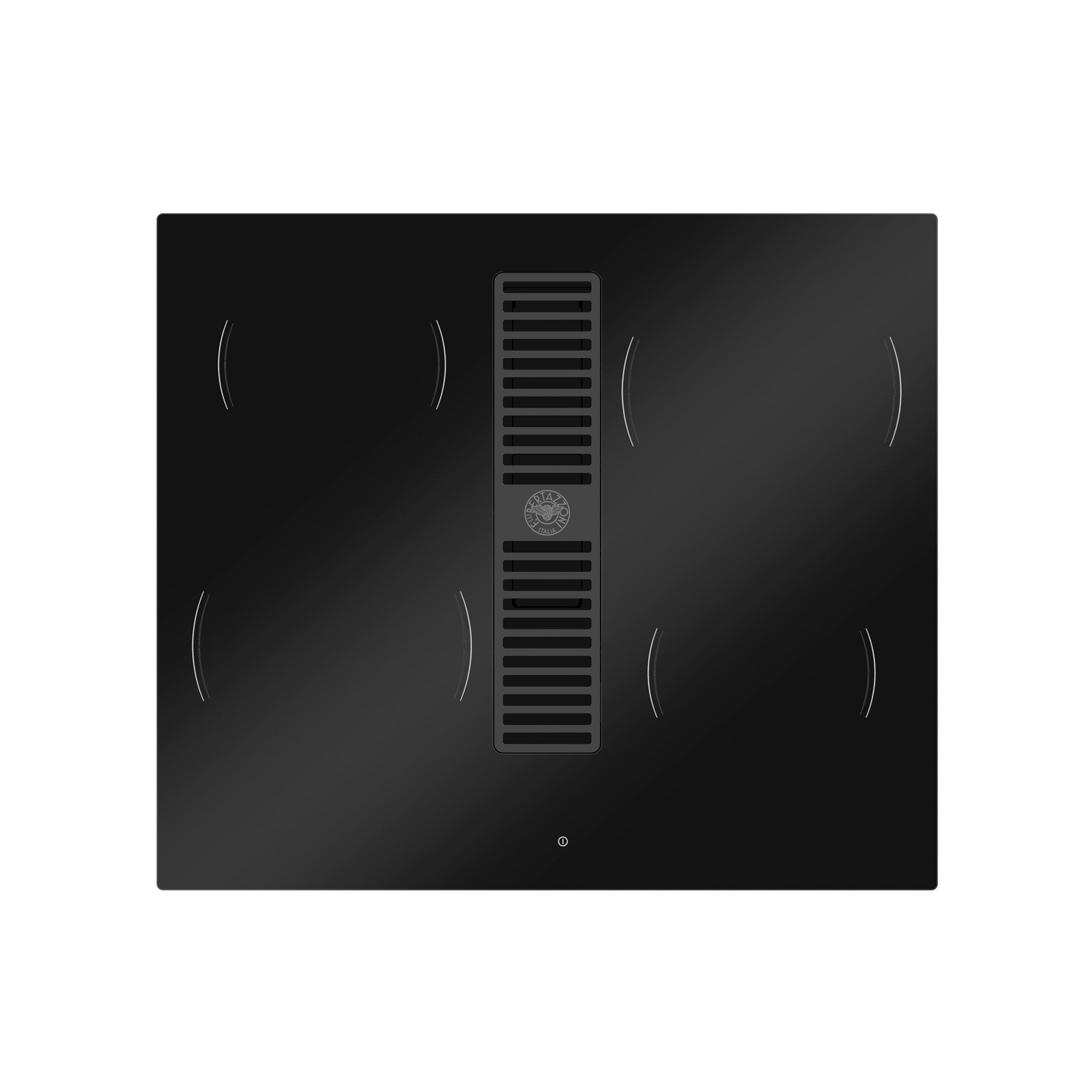 Bertazzoni P604ich30np Induktionskogeplade Med Integreret Emhætte 60 Cm Zoner