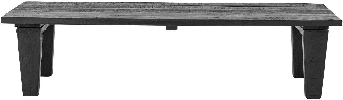 Bloomingville Riber Sofabord   Sort Genbrugstræ  Nordisk Rustik Design  H36ã B150ã L60 Cm