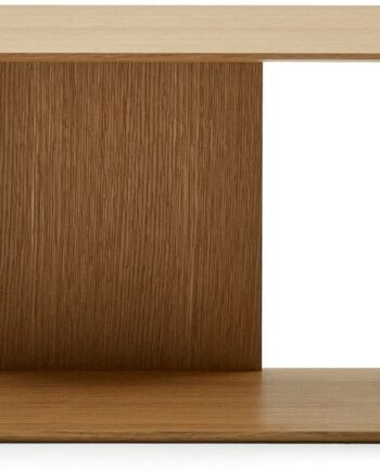 Bogreol Kave Home Litto Væghængt Hyldemodul   Mdf Med Natur Egefinér H38xb30xl67 Cm