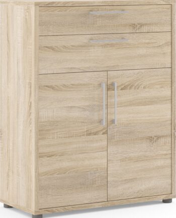 Bogreol Reol Vesterholm Prima Lys Egestruktur  Folie  Spånplade  Vægmonteret H113ã B89ã D40 Cm