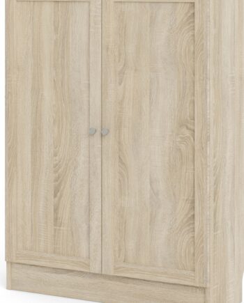Bogreol Vesterholm Basic Vægmonteret    Låger  Natur Egestruktur  H107ã 79ã 28 Cm