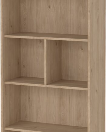 Bogreol Vesterholm Formé   Hylder H205xb80xd34 Cm Jackson Hickory Spånplade Mdf Bagpanel