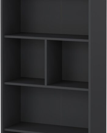 Bogreol Vesterholm Formé   Hylder  Mat Grå  Spånplade  Bagpanel Mdf  H204ã B80ã D34 Cm