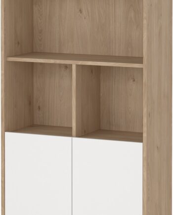 Bogreol Vesterholm Formé   Låger   Hvid Jackson Hickory Spånplade H204 7xb79 6xd34   Cm