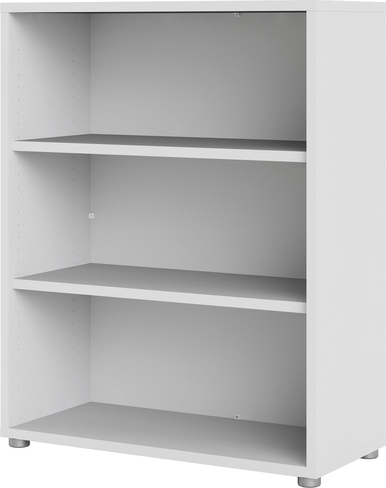 Bogreol Vesterholm Prima Dansk Hvid Melamin Vægmonteret Justerbare Hylder H113xb89xd40 Cm