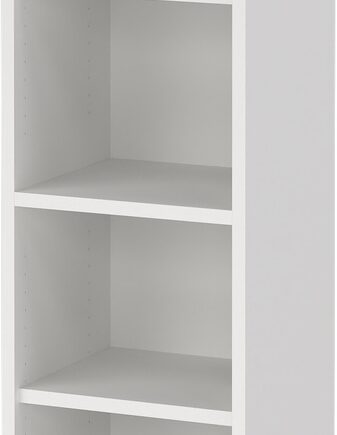 Bogreol Vesterholm Prima  Høj Slank  -hyldet Reol H221   B47   D40 Cm  Hvid Melamin  Vægmonterbar