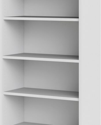 Bogreol Vesterholm Prima  Hvid Opbevaringsreol H221     B89     D40   Cm  Melamin