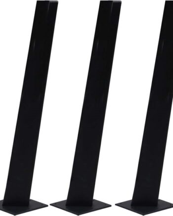 Bordben Til Cafeborde House Of Sander B3-base  -pak Sort Pulverlakeret Stål H70   15   15 Cm