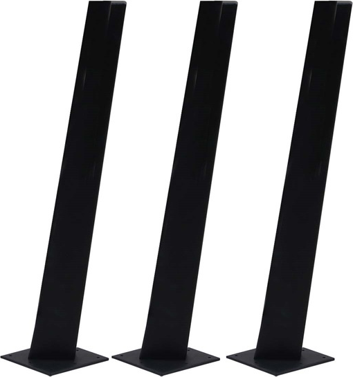 Bordben Til Cafeborde House Of Sander B3-base  -pak Sort Pulverlakeret Stål H70   15   15 Cm