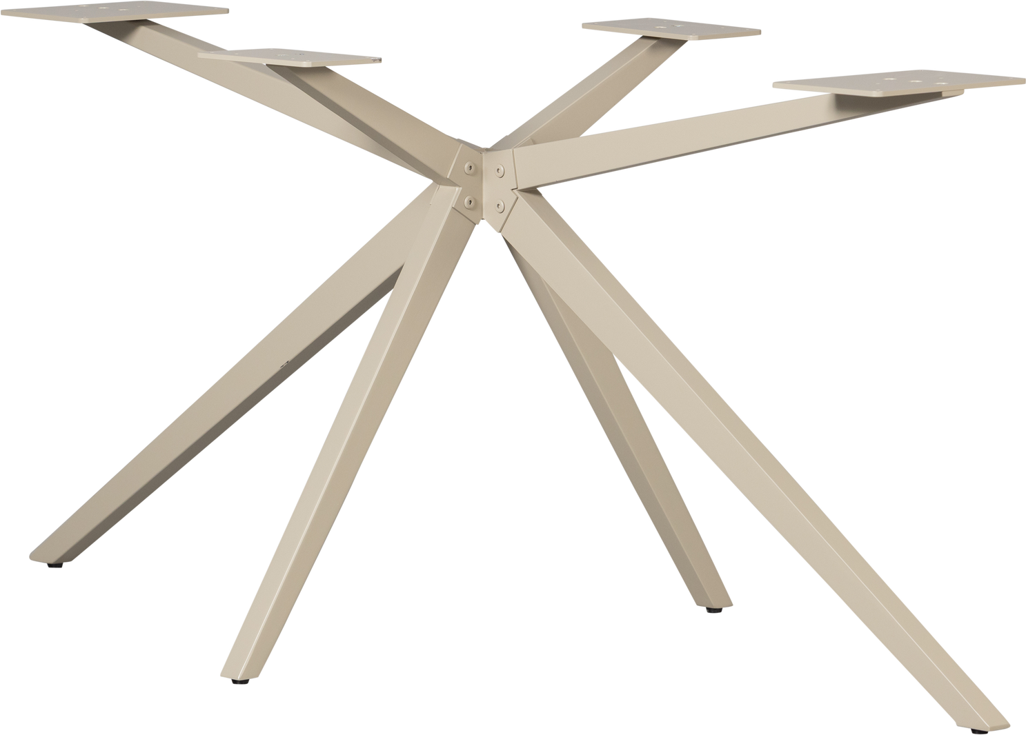 Bordben Til Plankebord Woood Tablo Krydsformet Grå Pulverlakeret Metal Passer Til Bordplader 180 240ã 99 Cm