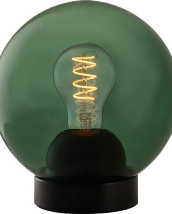 Bordlampe Halo Design Bubbles   Glas ø18 Cm Grøn   Moderne Designerlampe Med 60w E27-fatning
