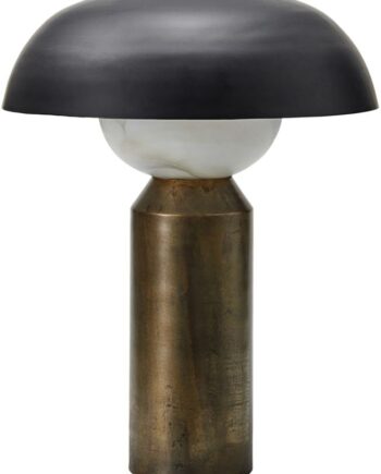Bordlampe House Doctor Big Fellow Antik Messing Glas ø41   H55 Cm