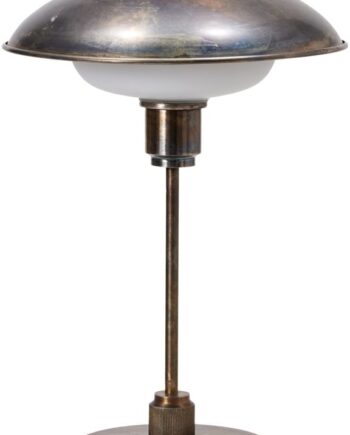 Bordlampe House Doctor Boston Antik Brun ø30   H42 Cm Jern Glas