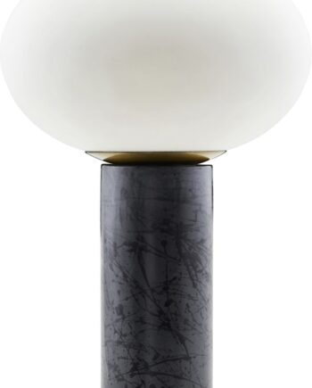 Bordlampe House Doctor Opal Blå Hvid ø30   H45 Cm Glas Keramik Metal