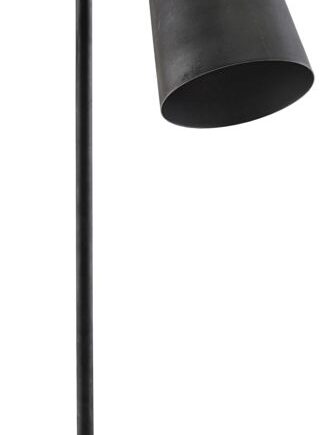 Bordlampe House Doctor Precise Mat Sort ø14   H52 Cm Jern Og Messing