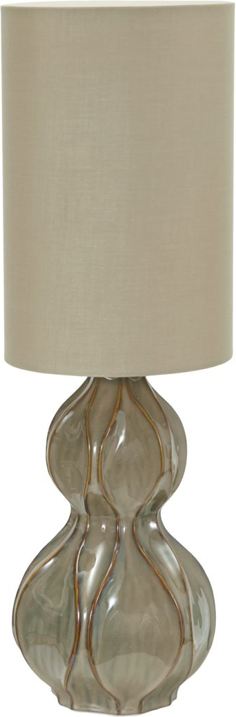 Bordlampe House Doctor Woma Keramisk Fod Hørskærm Sand ø22 H69 Cm