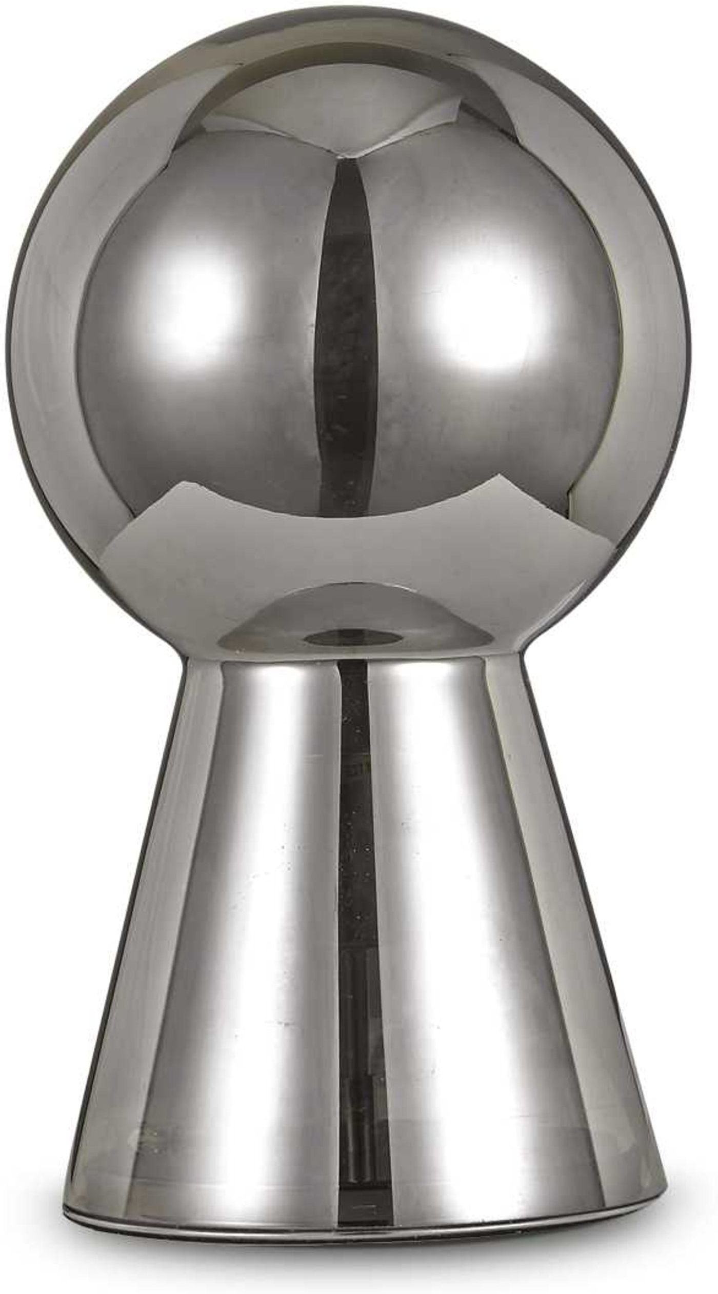 Bordlampe Ideal Lux Birillo Røgfarvet Glas ø22 H39 Cm E27 Fatning 60w Indendørs