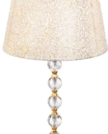 Bordlampe Ideal Lux Queen ø35   H67   Cm   Guld   Gennemsigtig