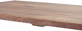 Bordplade Til Café- Og Sofabord House Of Sander Curve   Smoked Egetræ 72ã 130 Cm