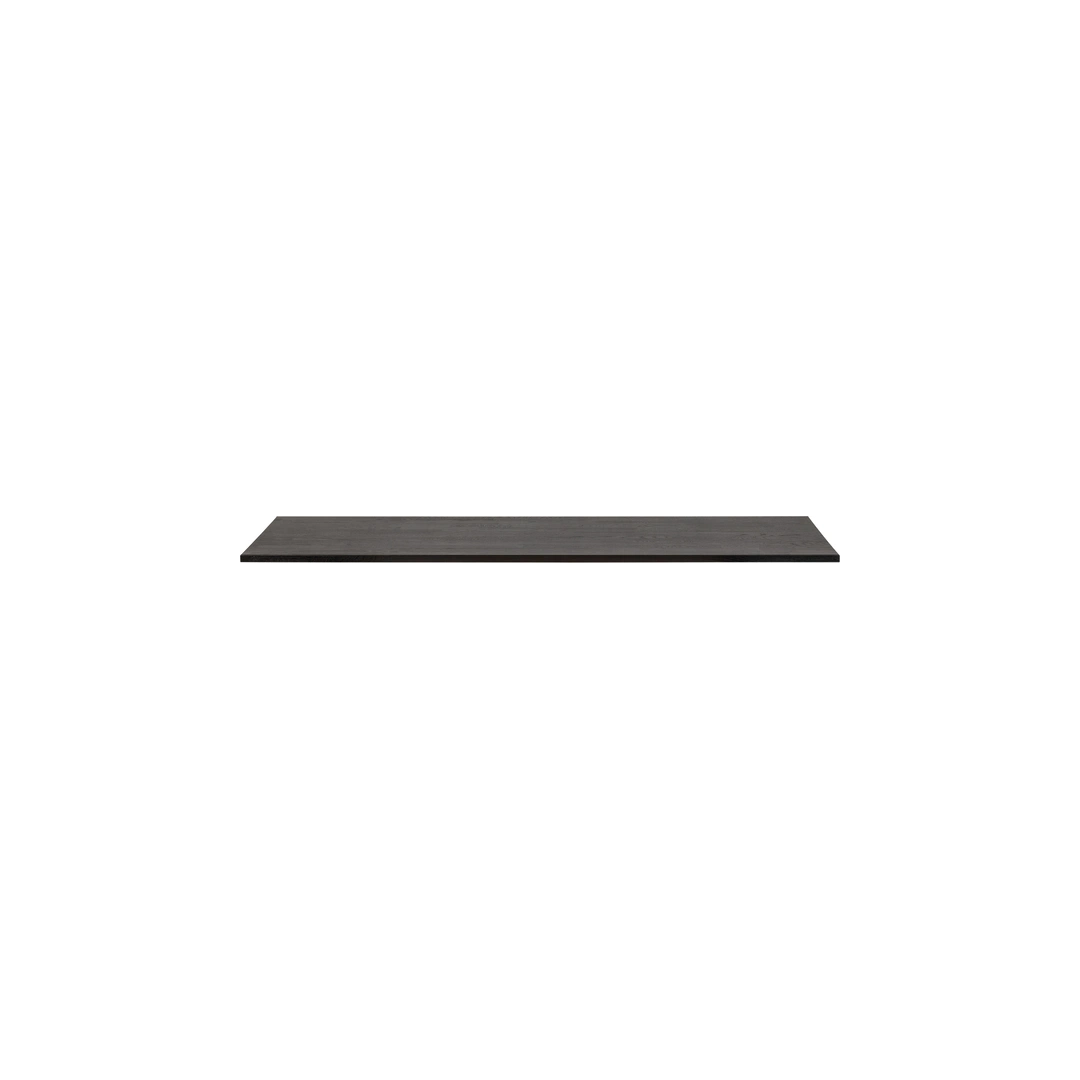 Bordplade Til Plankebord Woood Tablo Blacknight Sort Fsc-egetræ 220x90 Cm