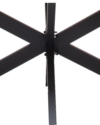 Bordstel Til Plankeborde House Of Sander Star Base Sort Jern H71x70x150 Cm