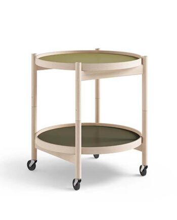 Brdr  Krüger Bølling Bakkebord 50 Cm  Bøg Ubehandlet Bakke  : Leaf   Bakke  : Leaf  : Erling Christensen Møbler